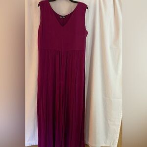 Burgundy jumpsuit